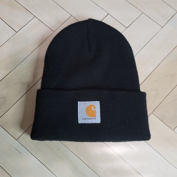Carhartt Black Cuffed Beanie - Picture 8 of 8